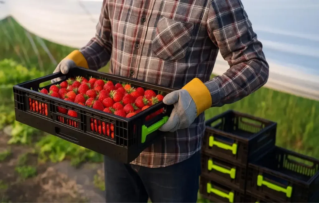 caja-plegable-apilable-innovacion-almacenamiento-agricola